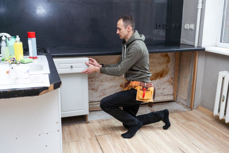 Oak Kitchen Cabinet Repair